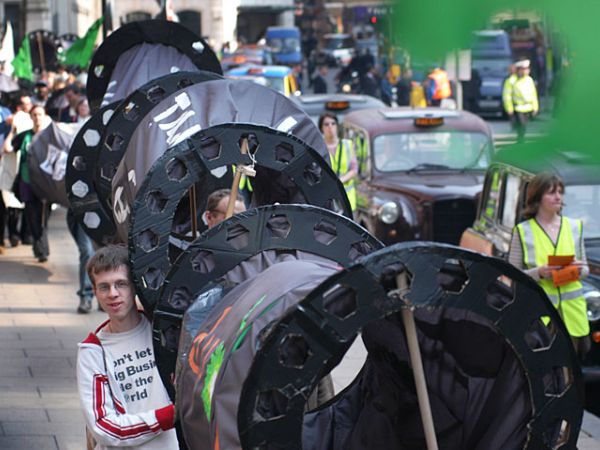 Pipeline protest