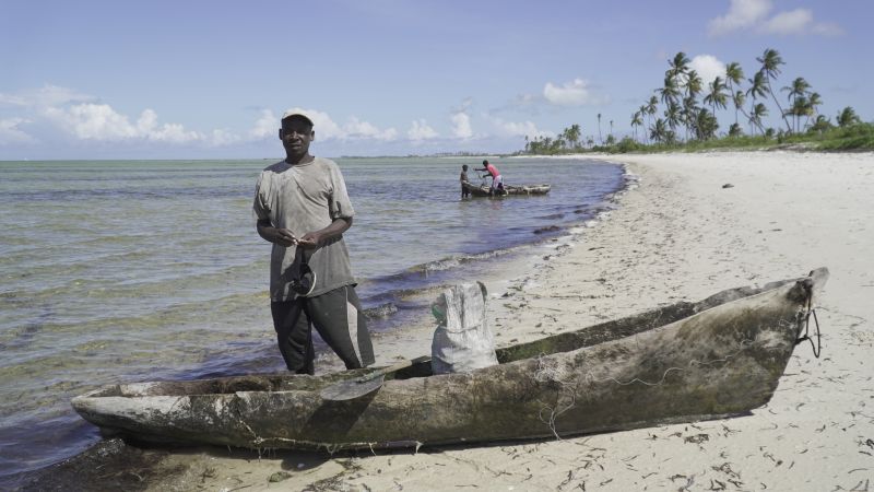 Fisherman in Cabo Delgado, Mozambique