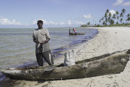 Fisherman in Cabo Delgado, Mozambique