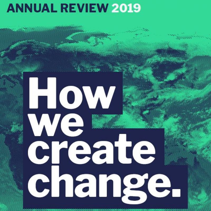 Annual Review 2019 front cover