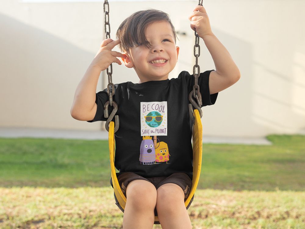 Be cool save the planet - Friends of the Earth kids tshirt
