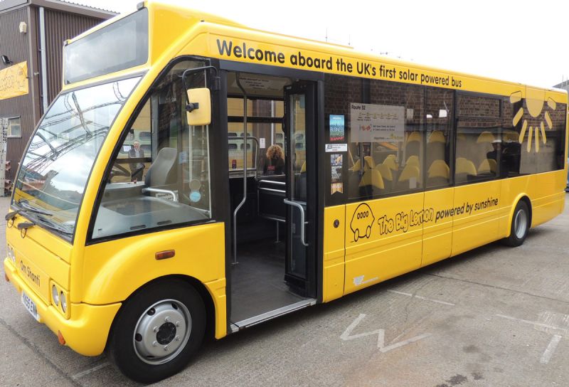 The Big Lemon bus company launching the UK's first solar-powered bus in Brighton