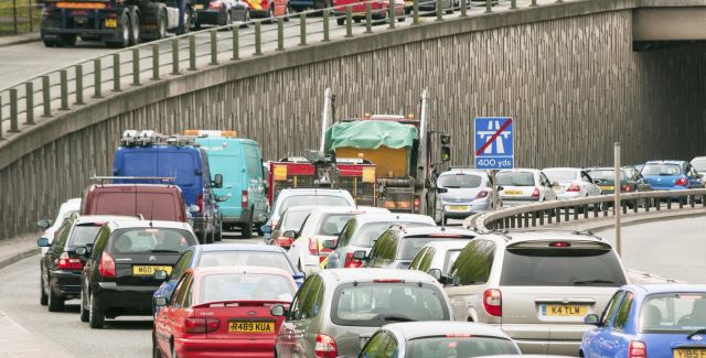 British traffic jam