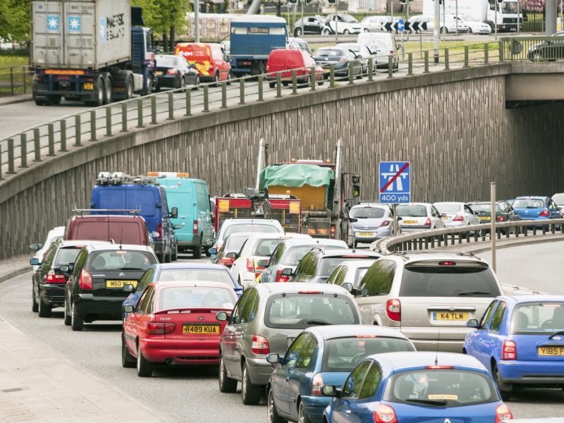 British traffic jam