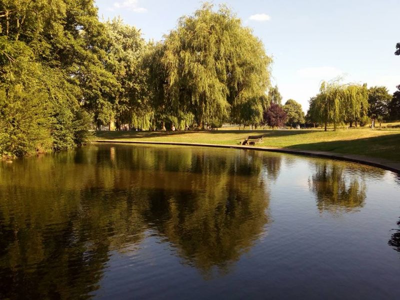 View of Sanders Park in Bromsgrove