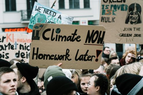 Climate now, homework later - climate strikes 