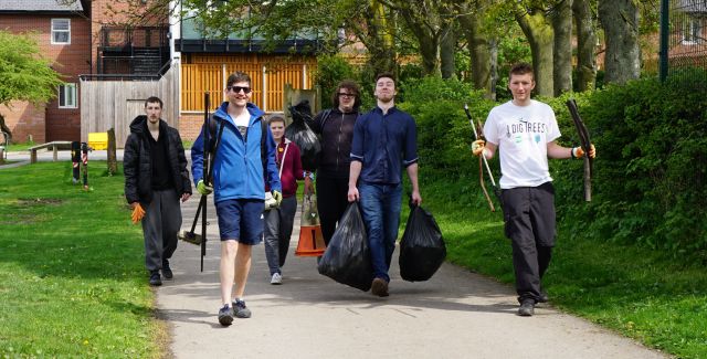 Local group in Chester organise litter pick