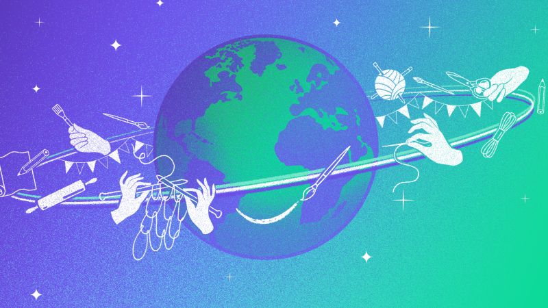 Craft for your planet - craft graphics around globe
