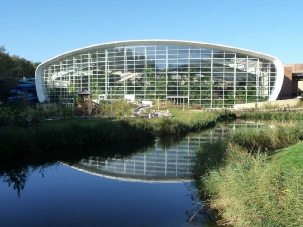 CentreParcs pool and main building