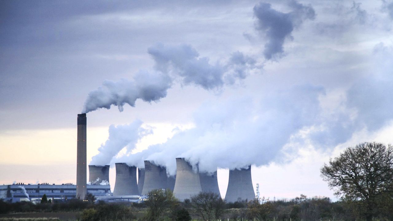 Coal-fired power station in North Yorkshire, UK