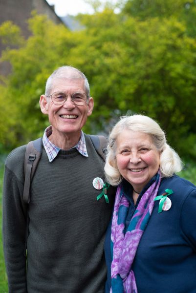 Michael and Angela Green were awarded the David Gladwell prize for their tree campaign