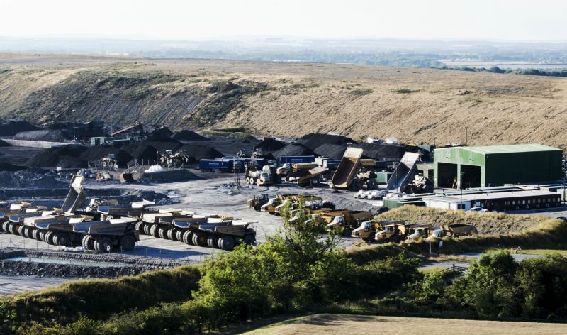 Shotton opencast coal mine