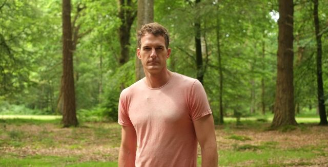 Dan Snow in the woods