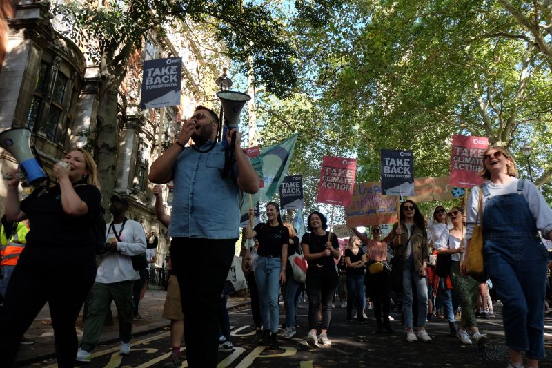 Youth strikers at the Global Climate Strike, 20 September 2019