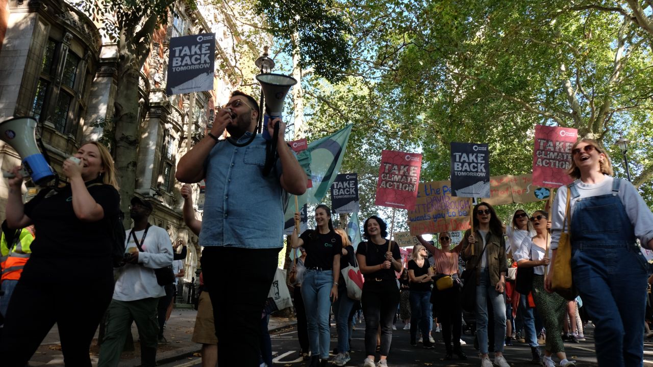 Youth strikers at the Global Climate Strike, 20 September 2019