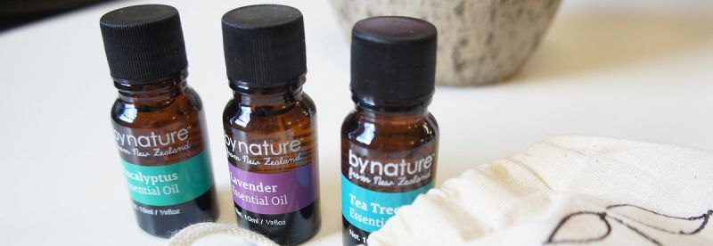 Essential oils - eucalyptus, lavender, tea tree