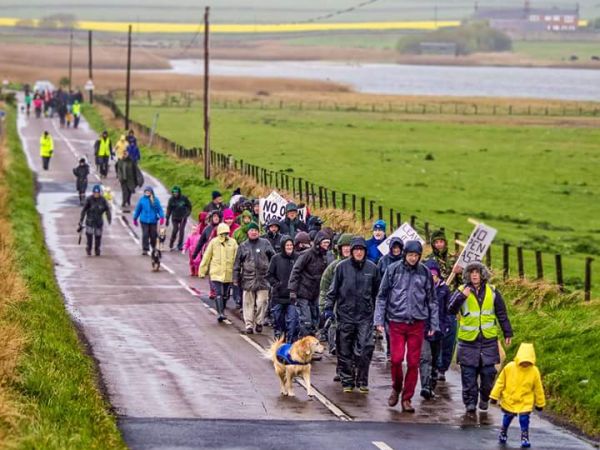 Campaigners from Save Druridge