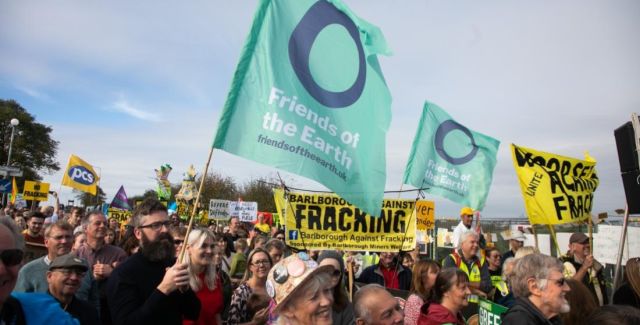 Fracking protest at Preston New Road