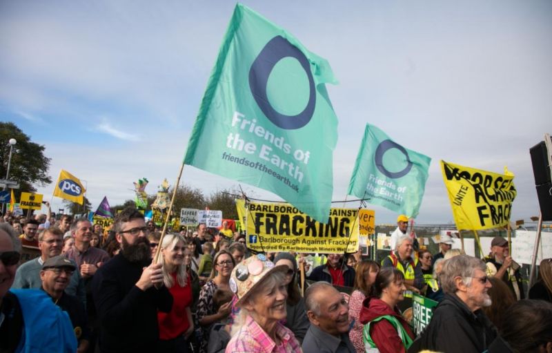 Fracking protest at Preston New Road