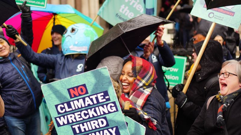 Heathrow announcement Royal Courts Justice 2020