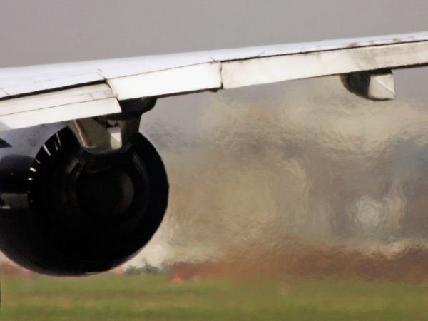 Aircraft heat haze