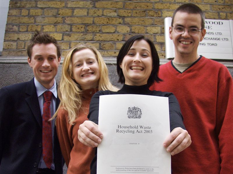 Household Waste Recycling Act made law