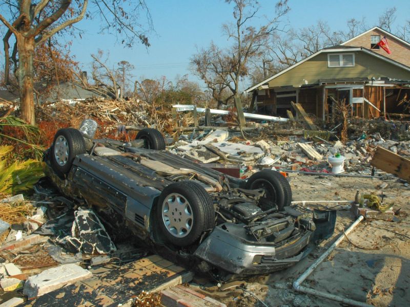 Hurricane Katrina Storm Damage