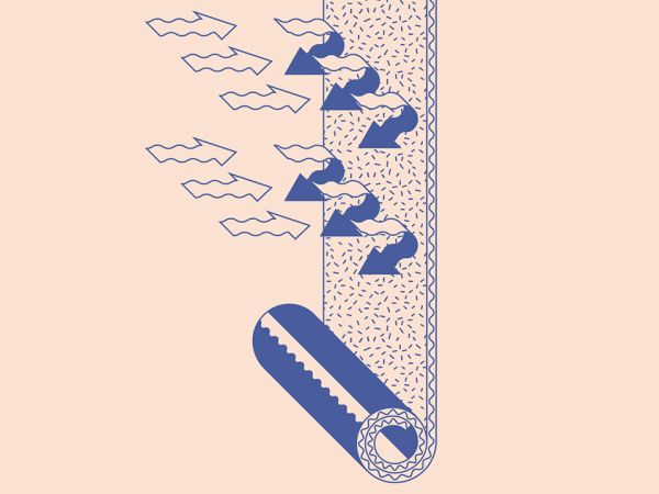 Illustration of thermal wallpaper