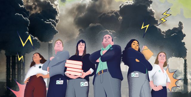 Illustration of Friends of the Earth's Legal Team