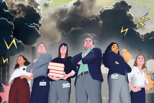 Illustration of Friends of the Earth's Legal Team