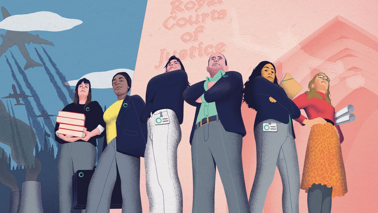 Friends of the Earth's Legal Team (illustrated)