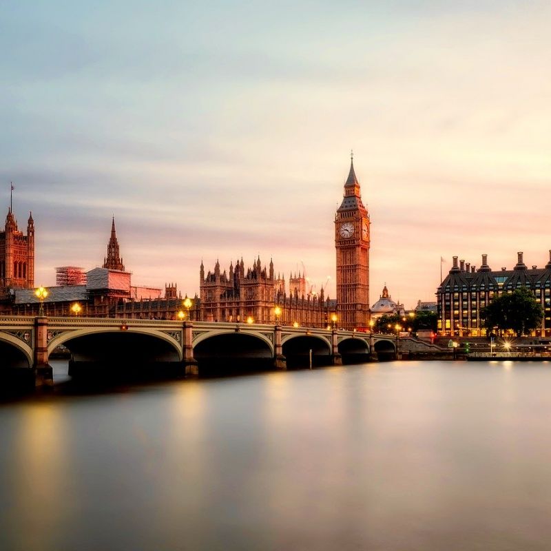 Big Ben and Houses of Parliament in London