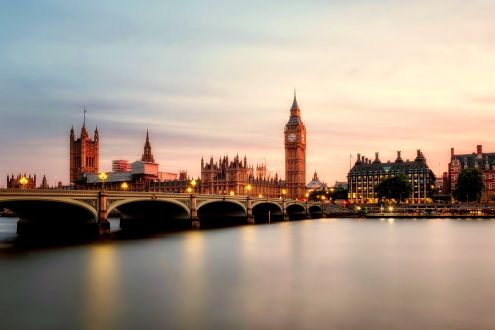 Big Ben and Houses of Parliament in London