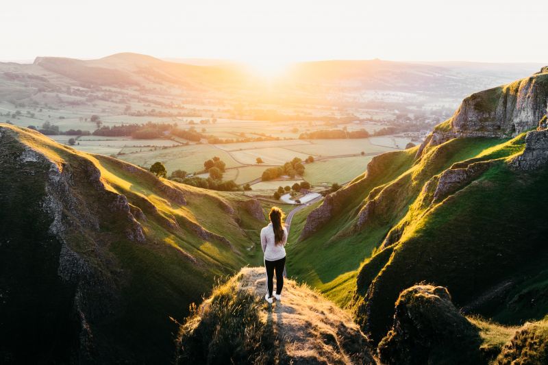 Winnats Pass, Hope Valley, Derbyshire