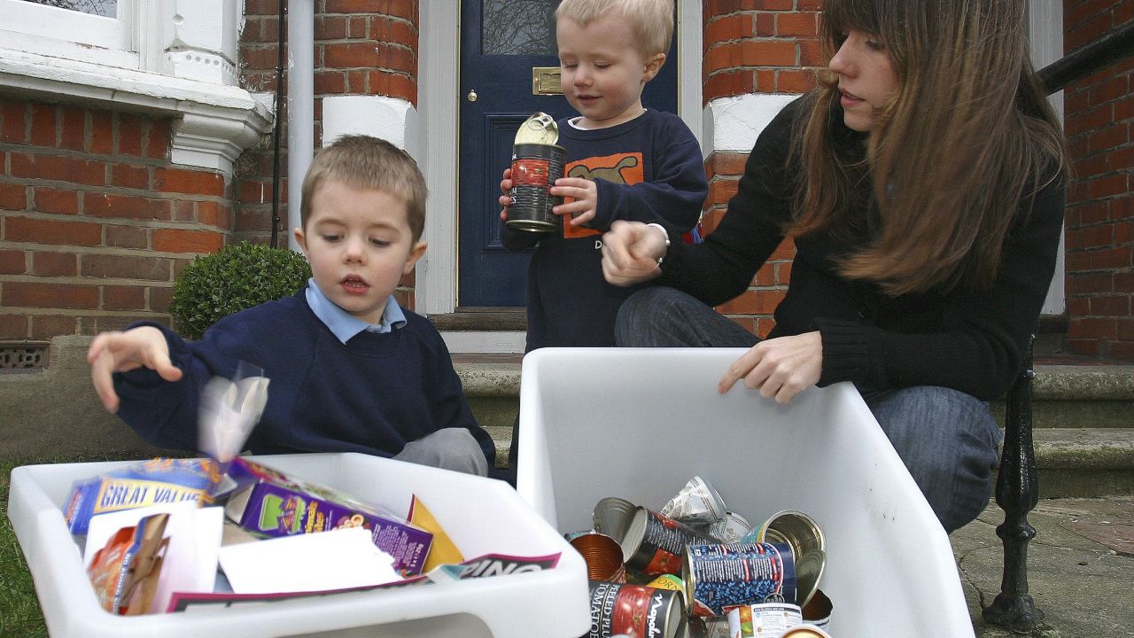 Mersea island recycling trial Essex 2000 to 2004