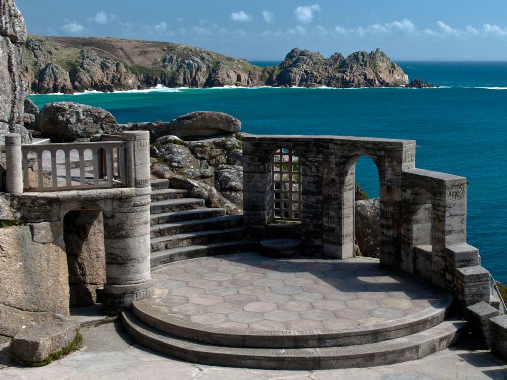 The Minack theatre in Cornwall