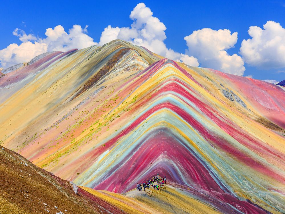 Rainbow mountain, Vinicunca, Cusco Region, Peru