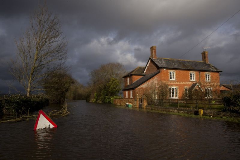 photo of flooded farm