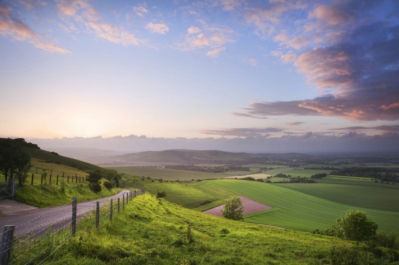 photo of the South Downs, UK