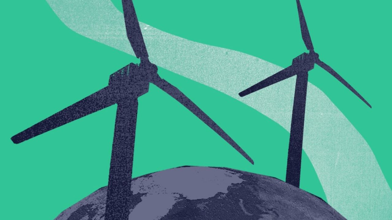 Wind turbine graphic
