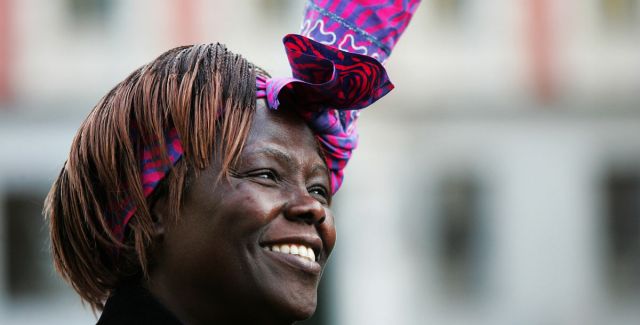 Wangari Maathai in Oslo © Green Belt Movement