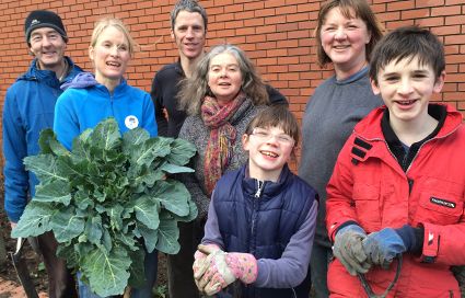 Wayne, Justina and others greening up their neighbourhood
