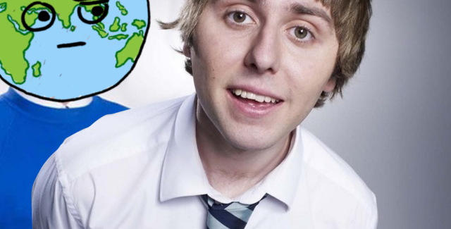 OG Earth looking quizzically at Inbetweeners character saying: Global Warming? Completed it mate