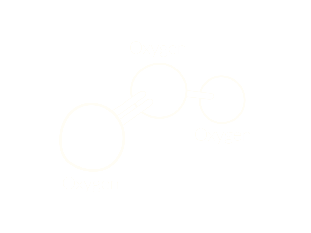 illustration of ozone structure