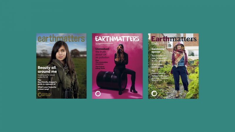 Earthmatters artwork covers