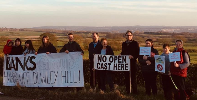 Defend Dewley Hill want to stop Banks Mining opening a new opencast coal mine near Newcastle